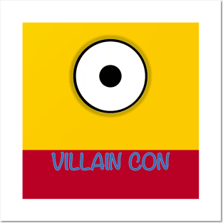 MINI YELLOW VILLAIN CON Posters and Art